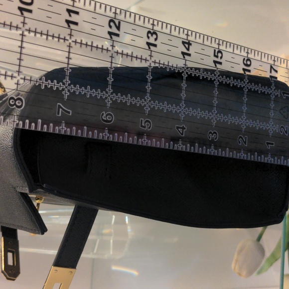 Elegant Elevated Basic Black Mini Handbag NWT - Picture 14 of 16